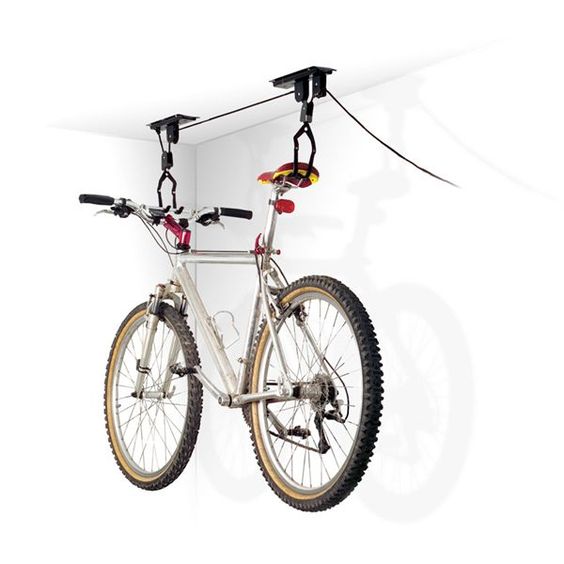 SOPORTE COLGANTE ELEVADOR DE TECHO PARA BICICLETA - 1