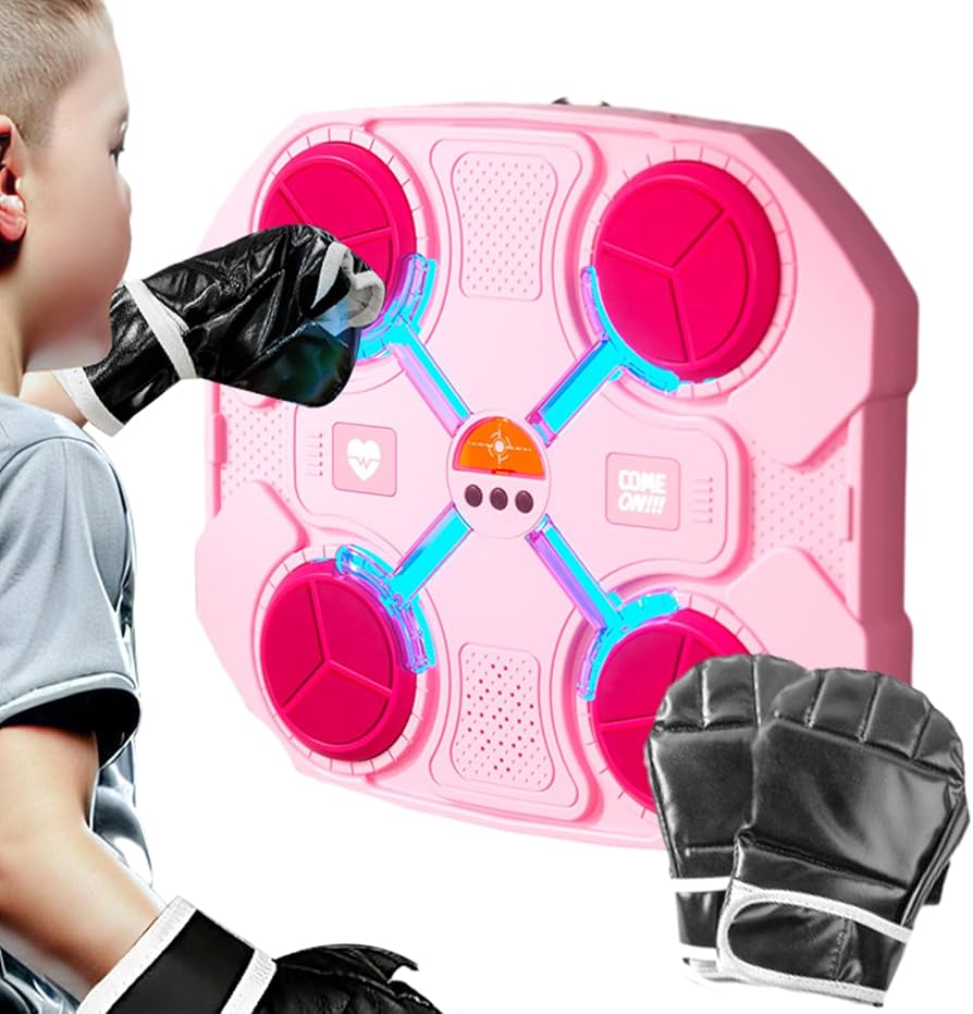MANUBRIO LA CUPONERA MAQUINA BOXEO MUSICAL BLUETOOTH PARA NIÑOS - 3