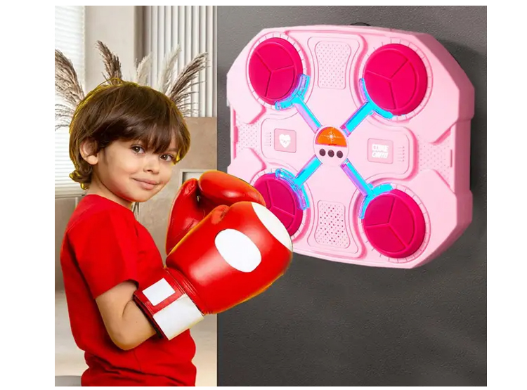 MANUBRIO LA CUPONERA MAQUINA BOXEO MUSICAL BLUETOOTH PARA NIÑOS - 4