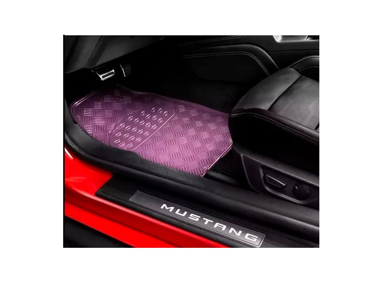 PISOS DE GOMA AUTO LA CUPONERA METALIZADOS GRIS UNIVERSAL 4 UNI - 2