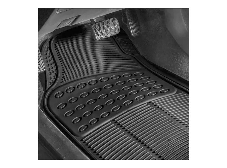 PISOS DE GOMA LA CUPONERA AUTOS UNIVERSAL 4 PIEZAS - 2