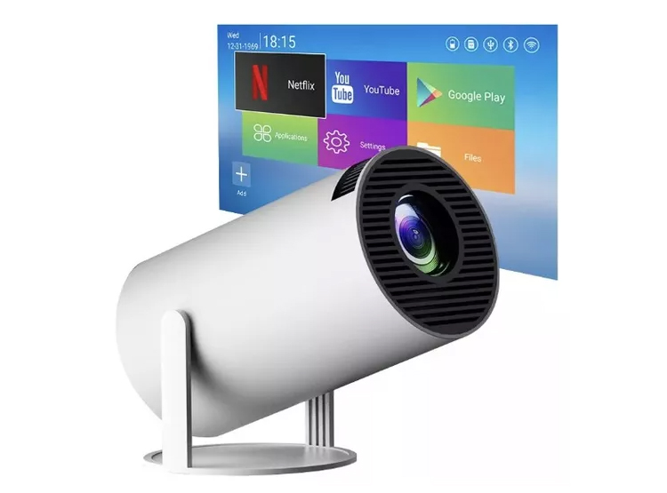 PROYECTOR LA CUPONERA LED WIFI 4K TELON PARED