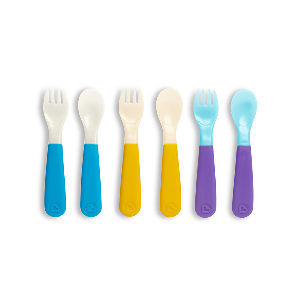 SET INFANTI TENEDOR Y CUCHARAS QUE CAMBIAN 6 PIEZAS MULTICOLOR - 3