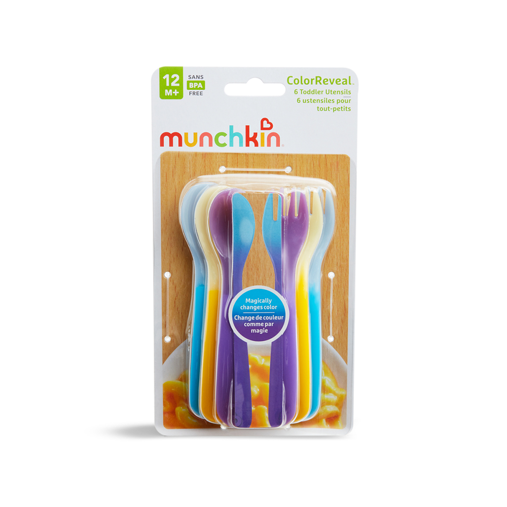 SET INFANTI TENEDOR Y CUCHARAS QUE CAMBIAN 6 PIEZAS MULTICOLOR - 5