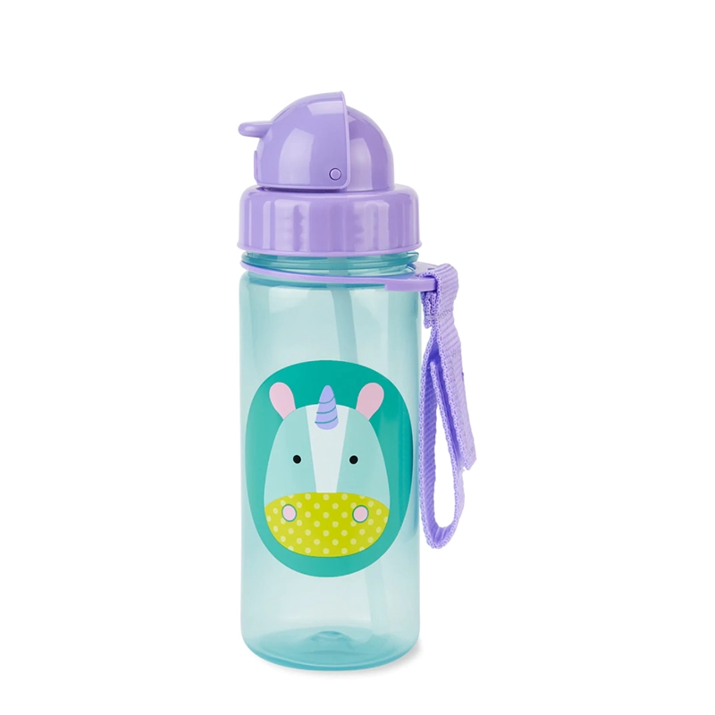 BOTELLA SKIP HOP STRAW ZOO UNICORN CELESTE - 2