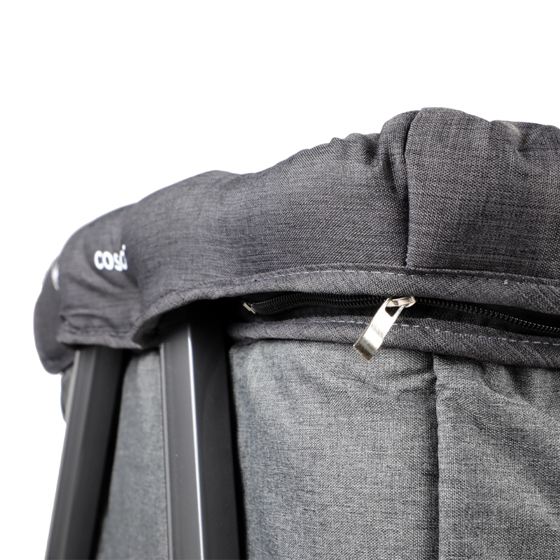 CUNA COLECHO COSCO LIA DARK GREY GRIS - 6