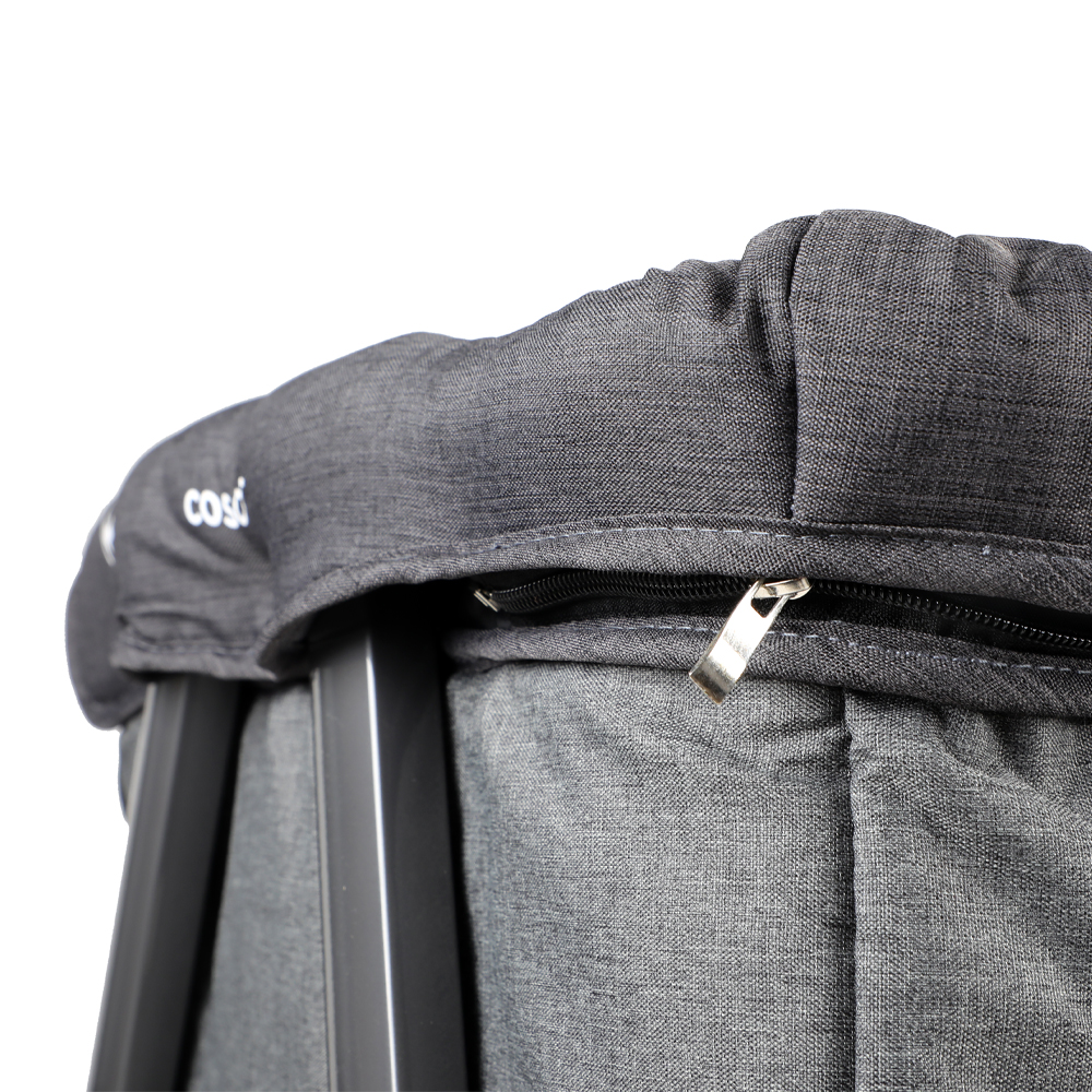 CUNA COLECHO COSCO LIA DARK GREY GRIS - 6