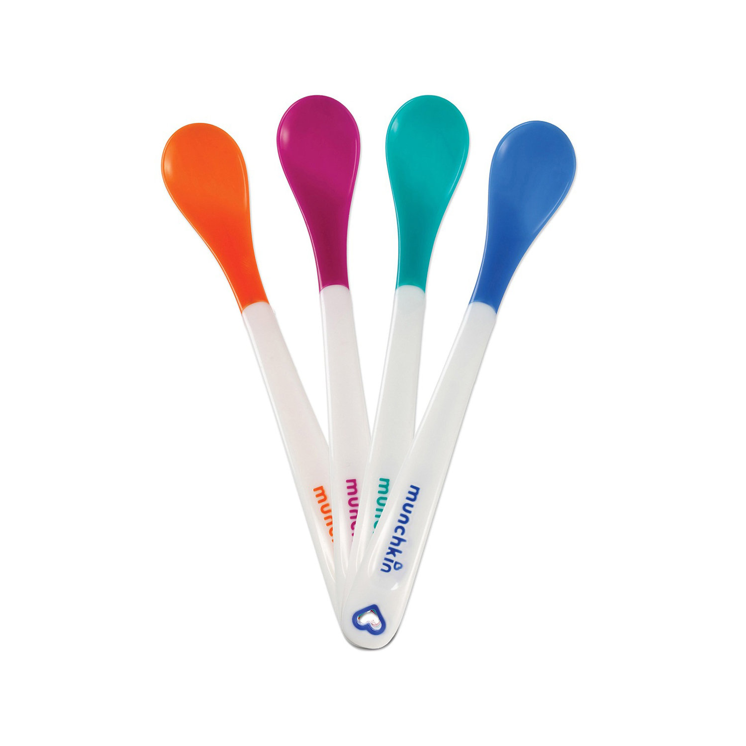 SET INFANTI 4 CUCHARAS CON SENSOR TEMPERATURA MUNCHKIN MULTICOLOR - 1