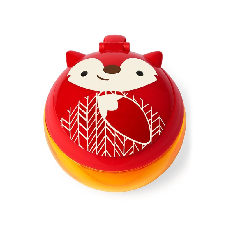 POCILLO SKIP HOP ZOO SNACK FOX ROJO - 2