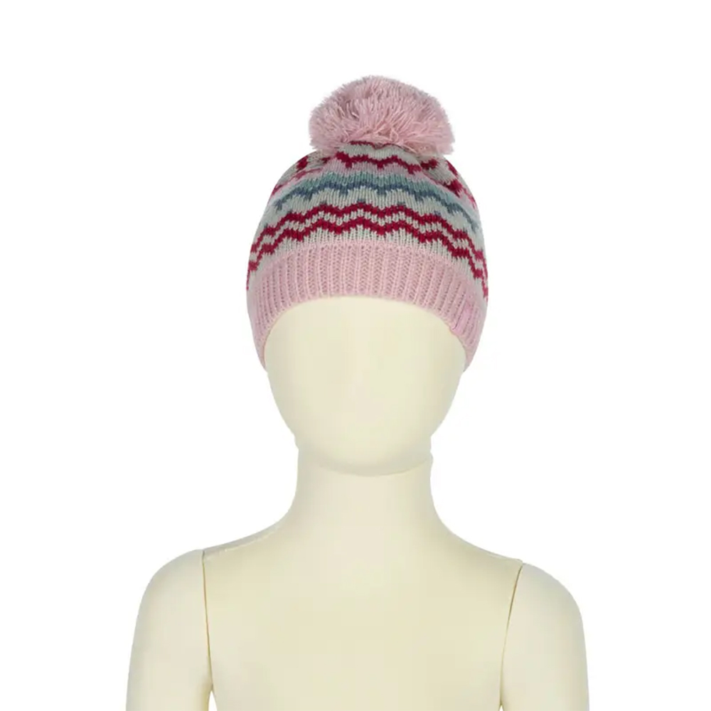 GORRO BEBE POMPON NIÑA - 3