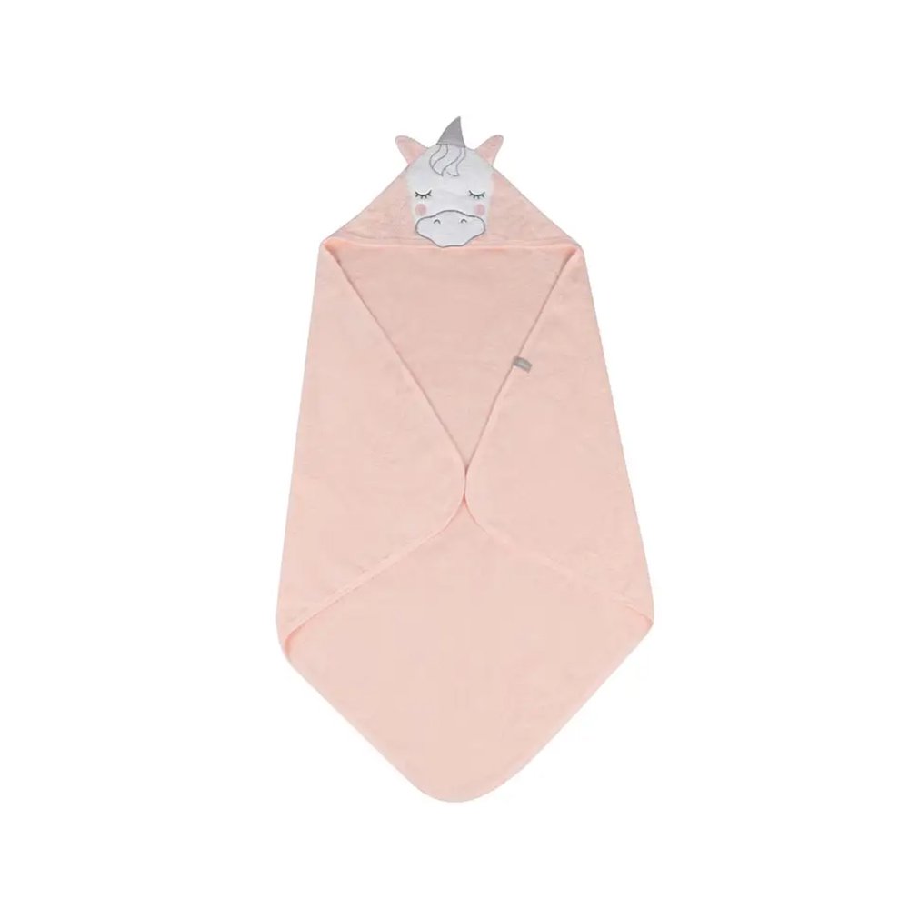 TOALLA INFANTI CAPUCHA UNICORNIO T24 ROSADO - 3