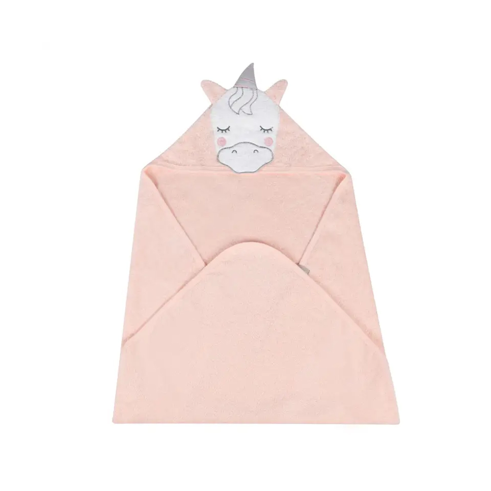 TOALLA INFANTI CAPUCHA UNICORNIO T24 ROSADO - 4