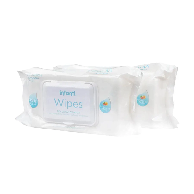 TOALLITA HUMEDA WATER WIPES PACK 2X80 UN - 3