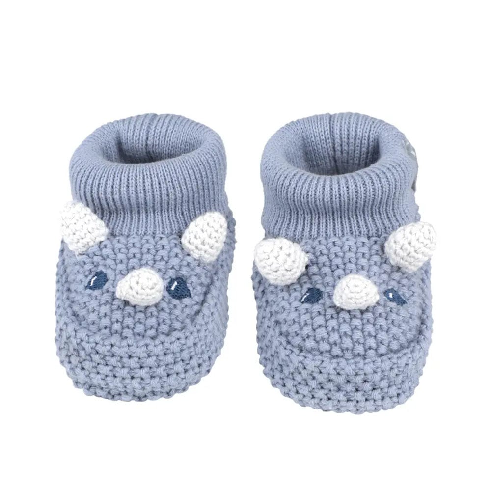 PANTUFLAS NIÑO INFANTI GRIS DINO - 1