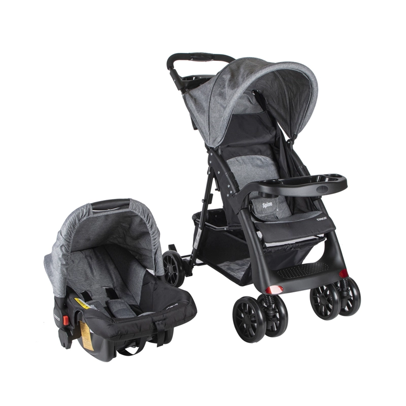 COCHE COSCO TRAVEL SYSTEM SPINE GREY GRIS - 1