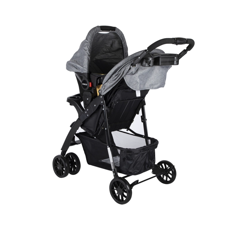 COCHE COSCO TRAVEL SYSTEM SPINE GREY GRIS - 4