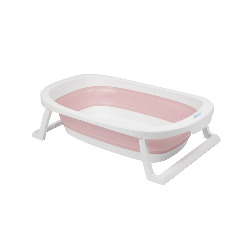 BAÑERA COSCO PLEGABLE ROSADO - 1