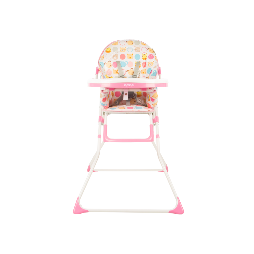 SILLA DE COMER CANDY ZOO PINK INFANTI - 2