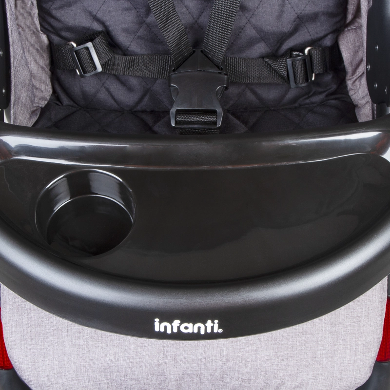 COCHE INFANTI TRAVEL SYSTEM POMPEYA GREY GRIS - 6