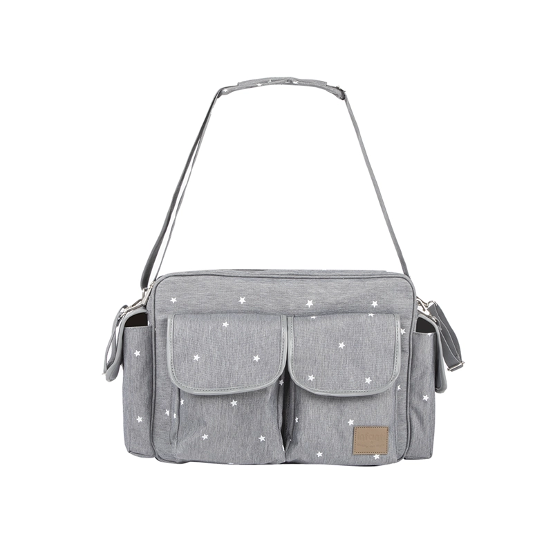 BOLSO INFANTI SOPHIE ESTRELLAS TOTE GRIS - 2
