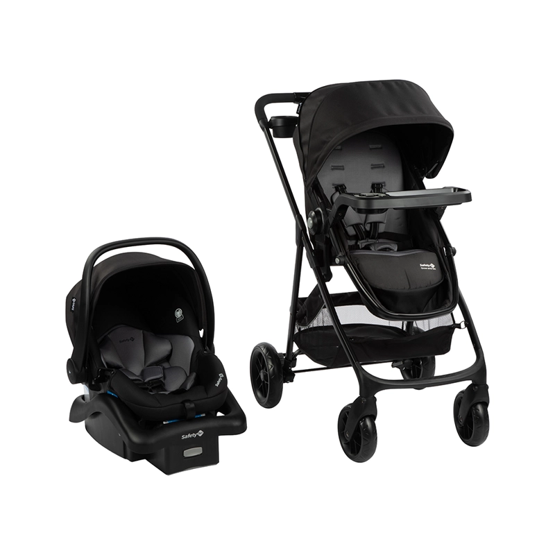 COCHE SAFETY 1ST TRAVEL SYSTEM GROW AND GO NIGHT SKY LIME NEGRO - 1