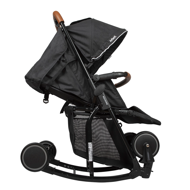 COCHE INFANTI PASEO ROCKING BLACK NEGRO - 3