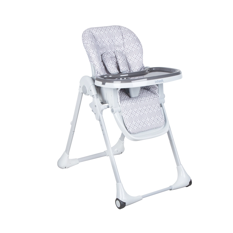 SILLA COMER INFANTI APPETITO PATERN GRIS - 1