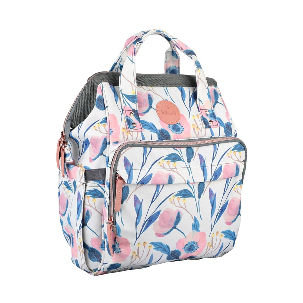 MOCHILA INFANTI PAÑALERA OPEN FLORAL MULTICOLOR - 1