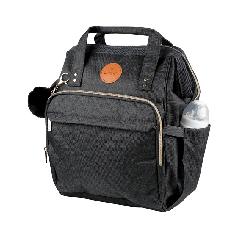 MOCHILA INFANTI PAÑALERA OPEN NEGRO - 1