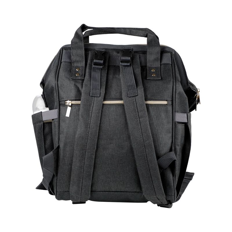 MOCHILA INFANTI PAÑALERA OPEN NEGRO - 5