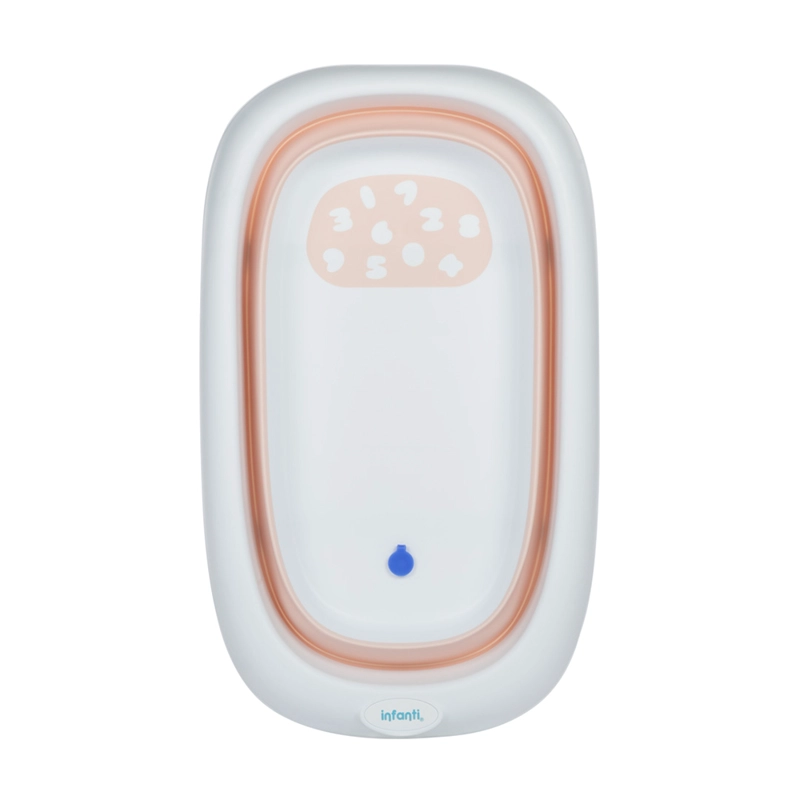 BAÑERA INFANTI PLEGABLE NUMEROS ROSADO - 3