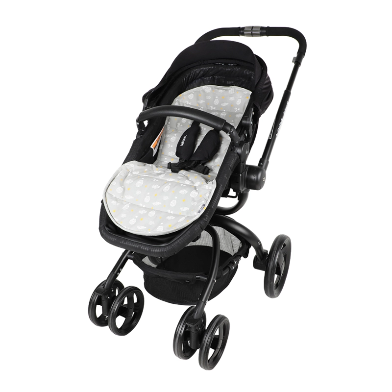 COLCHONETA PARA COCHES INFANTI GRIS GLOBOS - 2