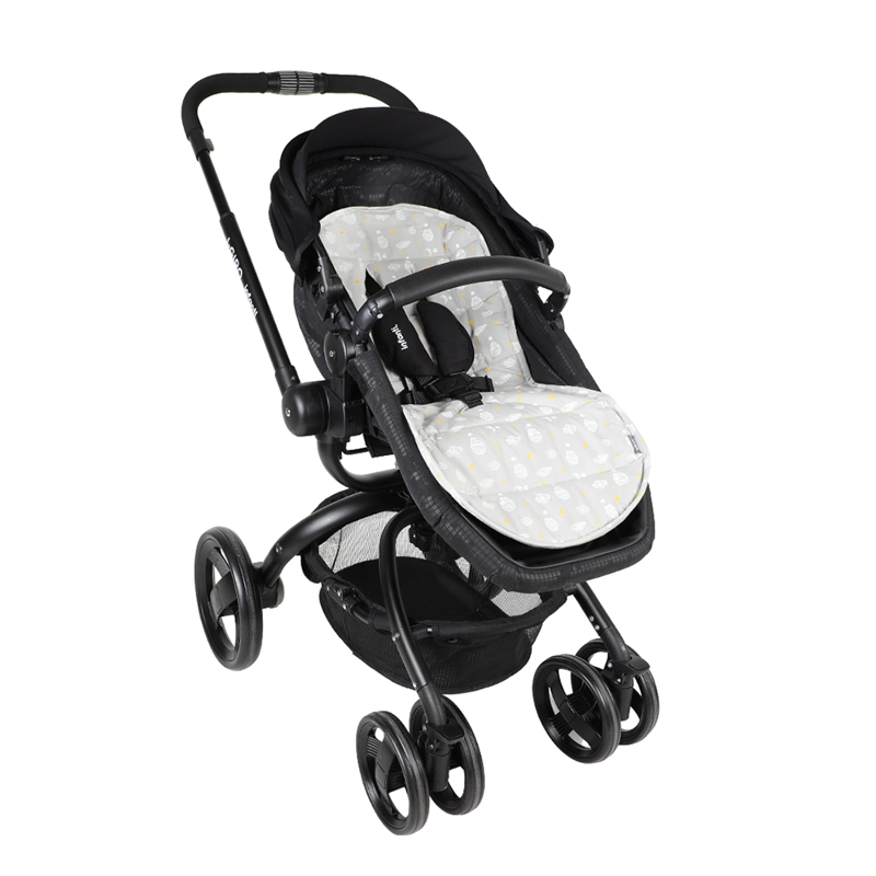 COLCHONETA PARA COCHES INFANTI GRIS GLOBOS - 3