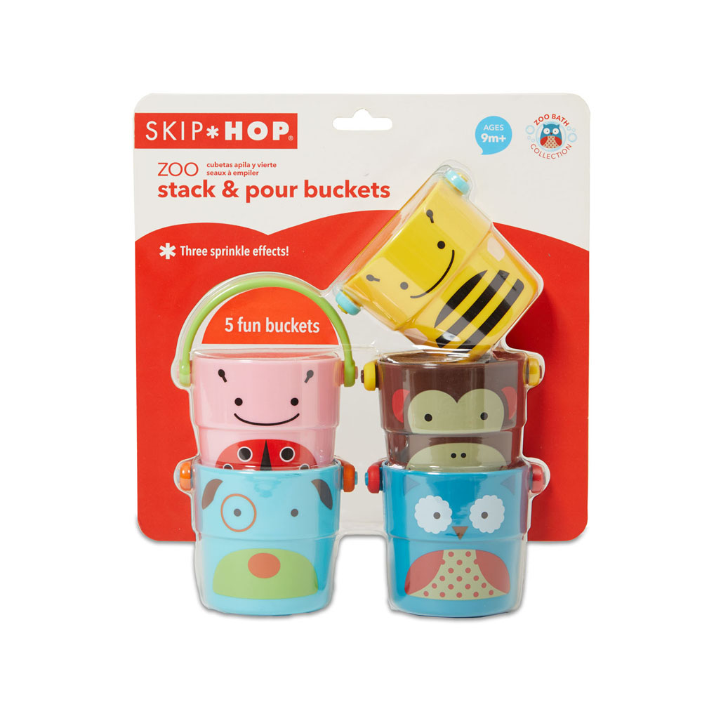 JUGUETE CUBETAS DE BAÑO ZOO SKIP HOP - 3