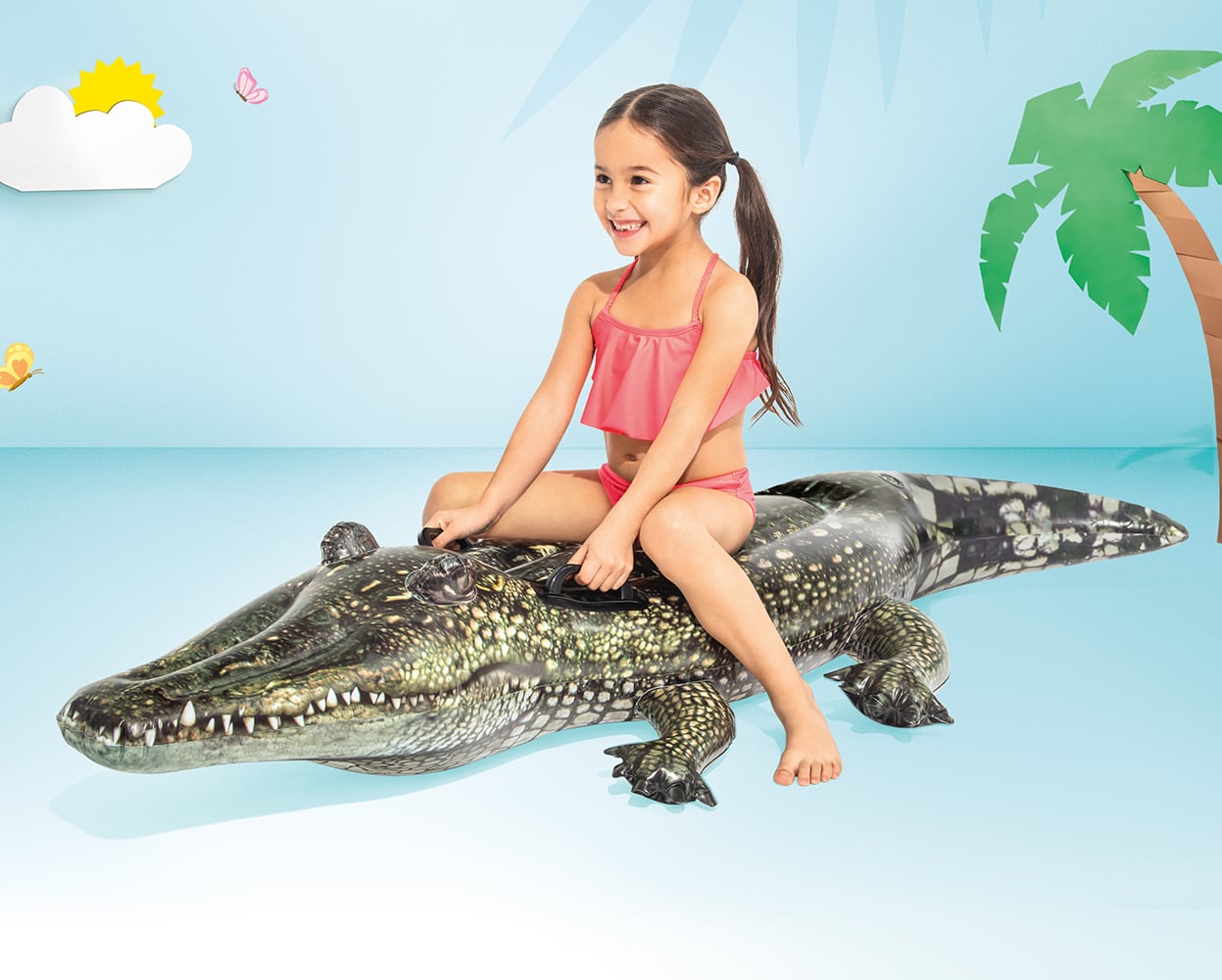 COCODRILO INFLABE REALISTA INTEX - 3