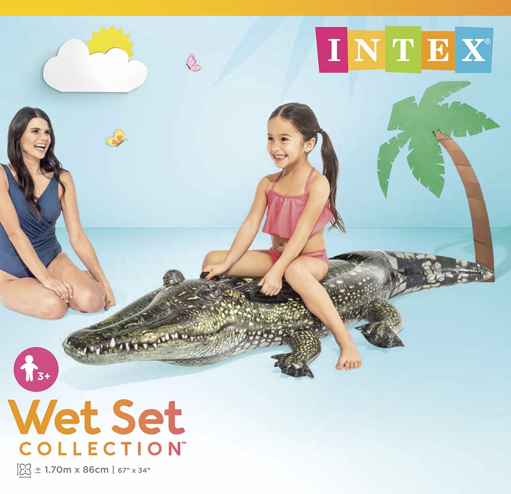 COCODRILO INFLABE REALISTA INTEX - 4