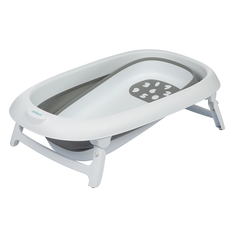 BAÑERA INFANTI PLEGABLE NUMEROS GRIS - 1