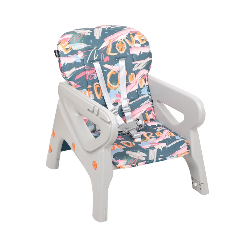 SILLA COMER ALTA SIT-UP PLUS NARANJA/AZUL INFANTI - 6