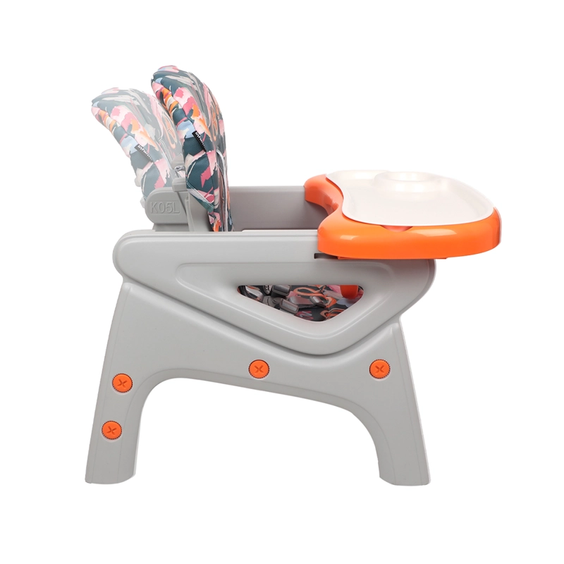 SILLA COMER ALTA SIT-UP PLUS NARANJA/AZUL INFANTI - 7