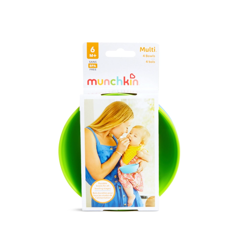 SET INFANTI MULTI BOWLS 4PK MULTICOLOR - 4