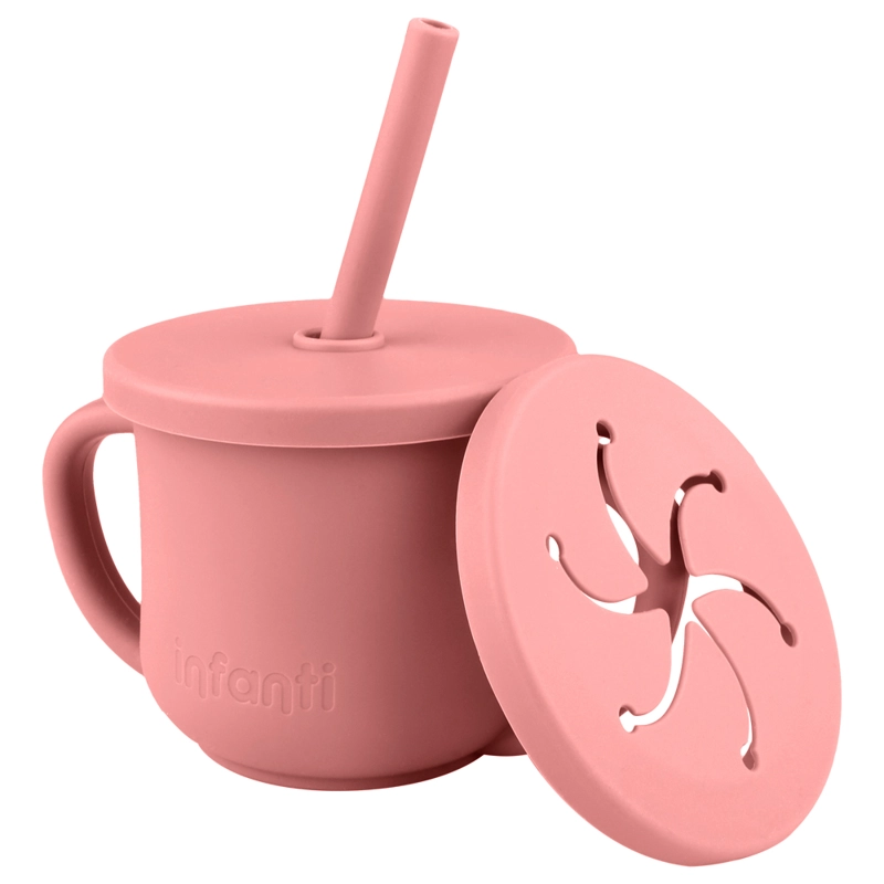 VASO INFANTI 2 EN 1 CON ASAS ROJO - 2