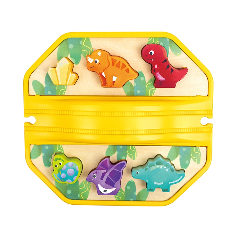JUEGO DE BLOQUES DINOSAURIO HAPE - 4