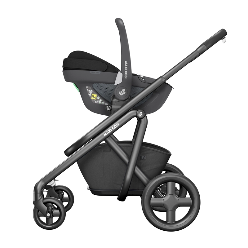 COCHE TRAVEL SYSTEM ZELIA 3 + PEBBLE 360° + FAMILY FIX BLACK - 4