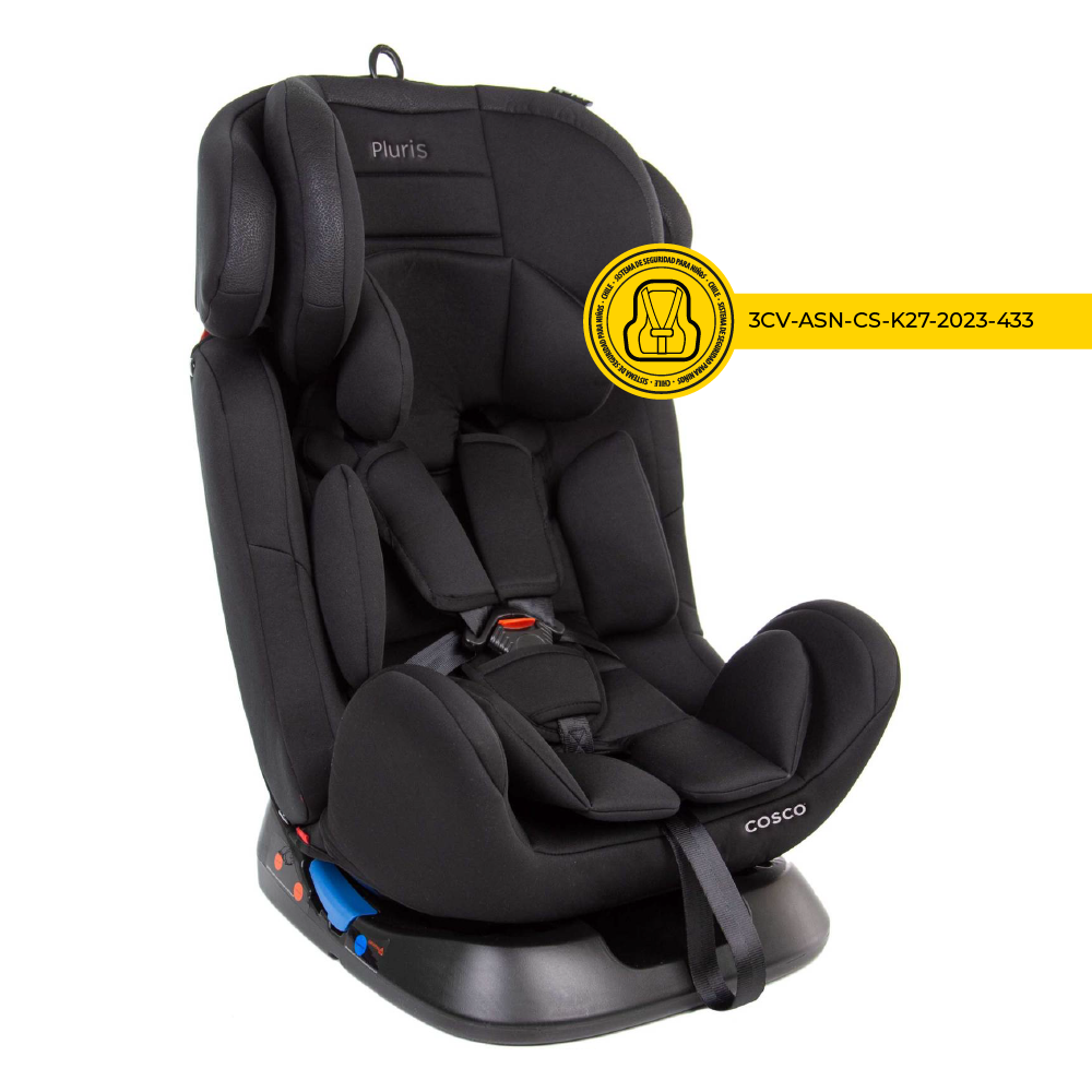 SILLA AUTO CONVERTIBLE PLURIS BLACK COSCO - 2