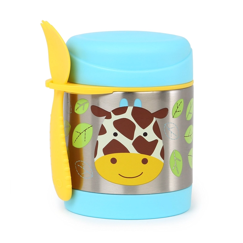 TERMO SKIP HOP COMIDA ZOO GIRAFFE CELESTE - 1