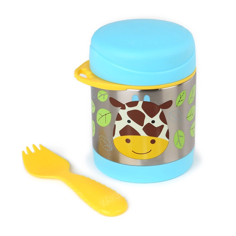 TERMO SKIP HOP COMIDA ZOO GIRAFFE CELESTE - 2