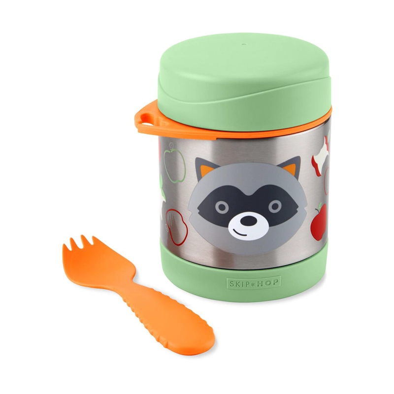 TERMO SKIP HOP COMIDA ZOO RACCOON VERDE - 2