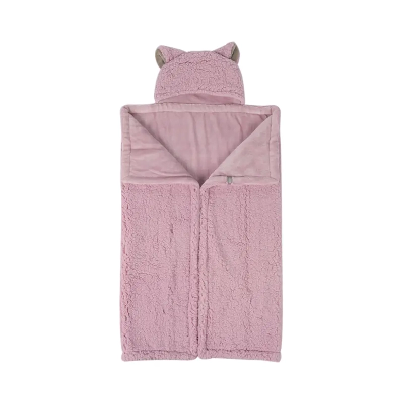 FRAZADA PONCHO SHERPA NIÑA - 1