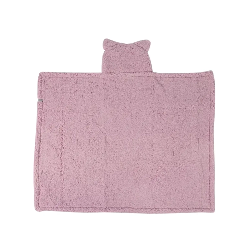 FRAZADA PONCHO SHERPA NIÑA - 3