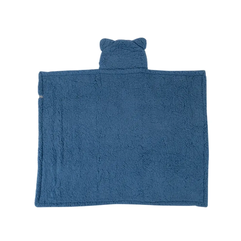 FRAZADA PONCHO SHERPA NIÑO - 3